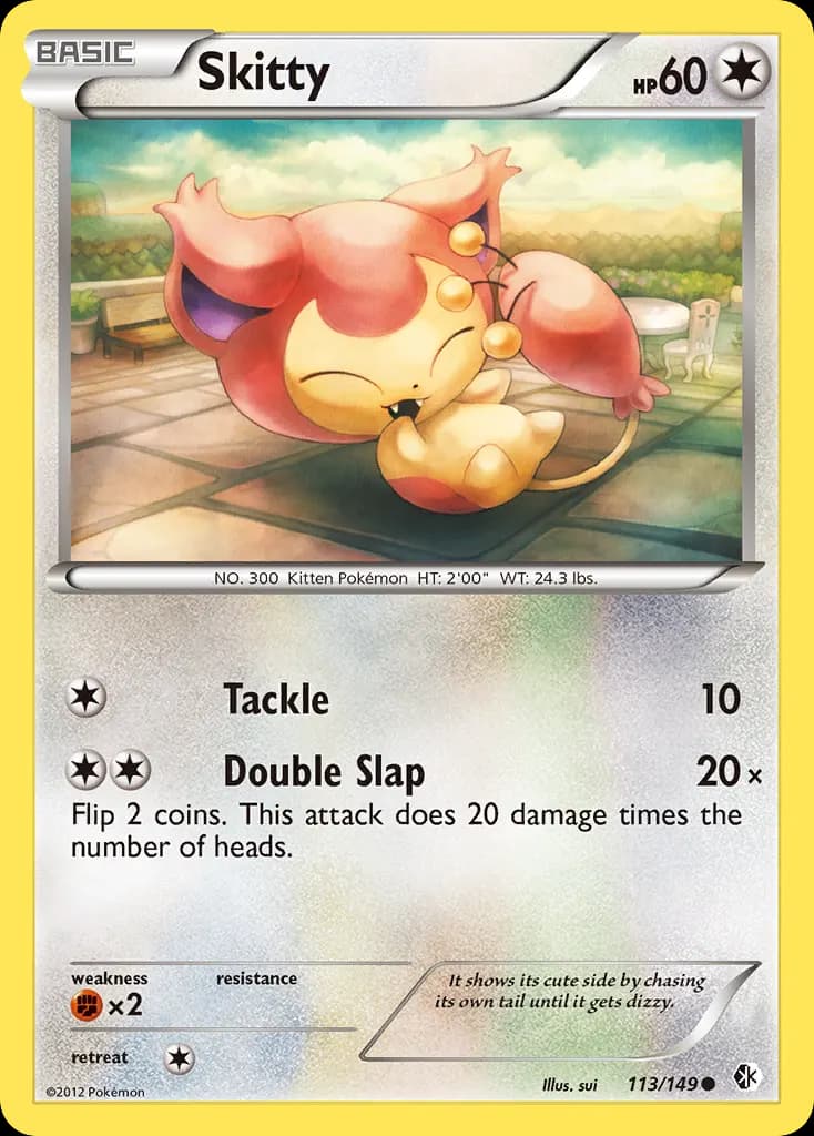 Skitty — Boundaries Crossed 113 Pokémon card