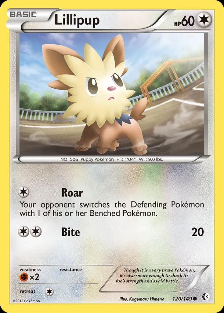 Lillipup — Boundaries Crossed 120 Pokémon card