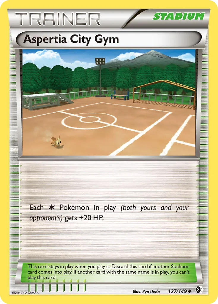 Aspertia City Gym — Boundaries Crossed 127 Pokémon card