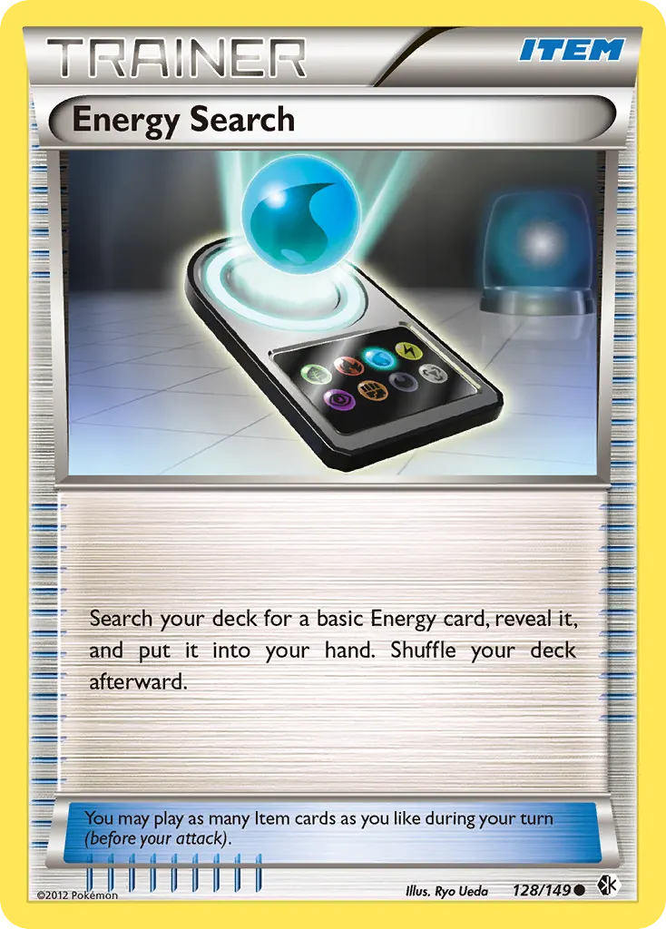 Energy Search — Boundaries Crossed 128 Pokémon card