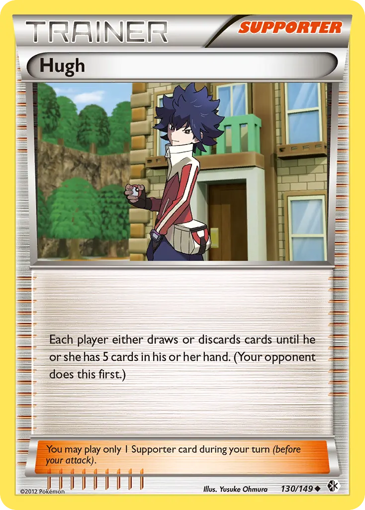 Hugh — Boundaries Crossed 130 Pokémon card
