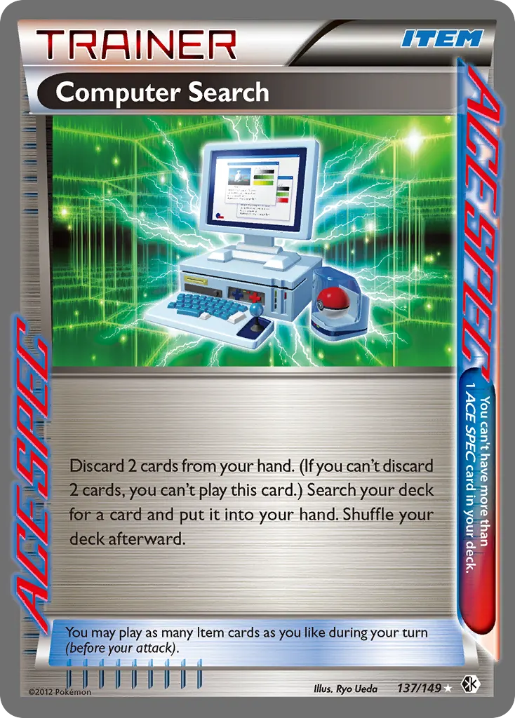 Computer Search — Boundaries Crossed 137 Pokémon card
