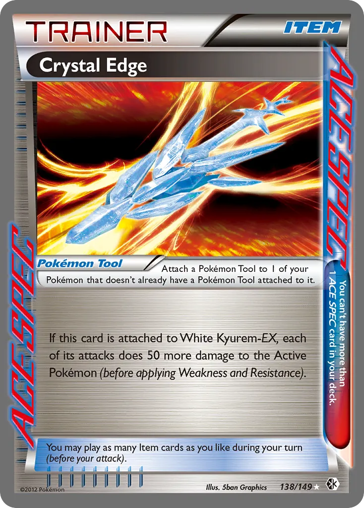 Crystal Edge — Boundaries Crossed 138 Pokémon card