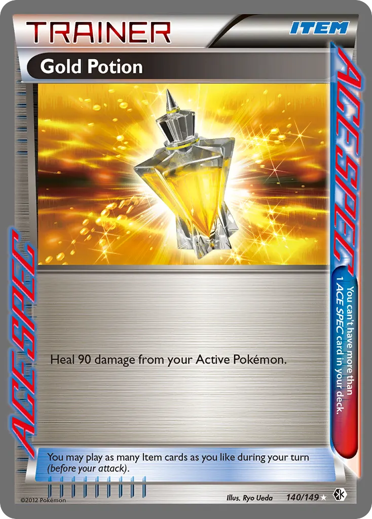 Gold Potion — Boundaries Crossed 140 Pokémon card