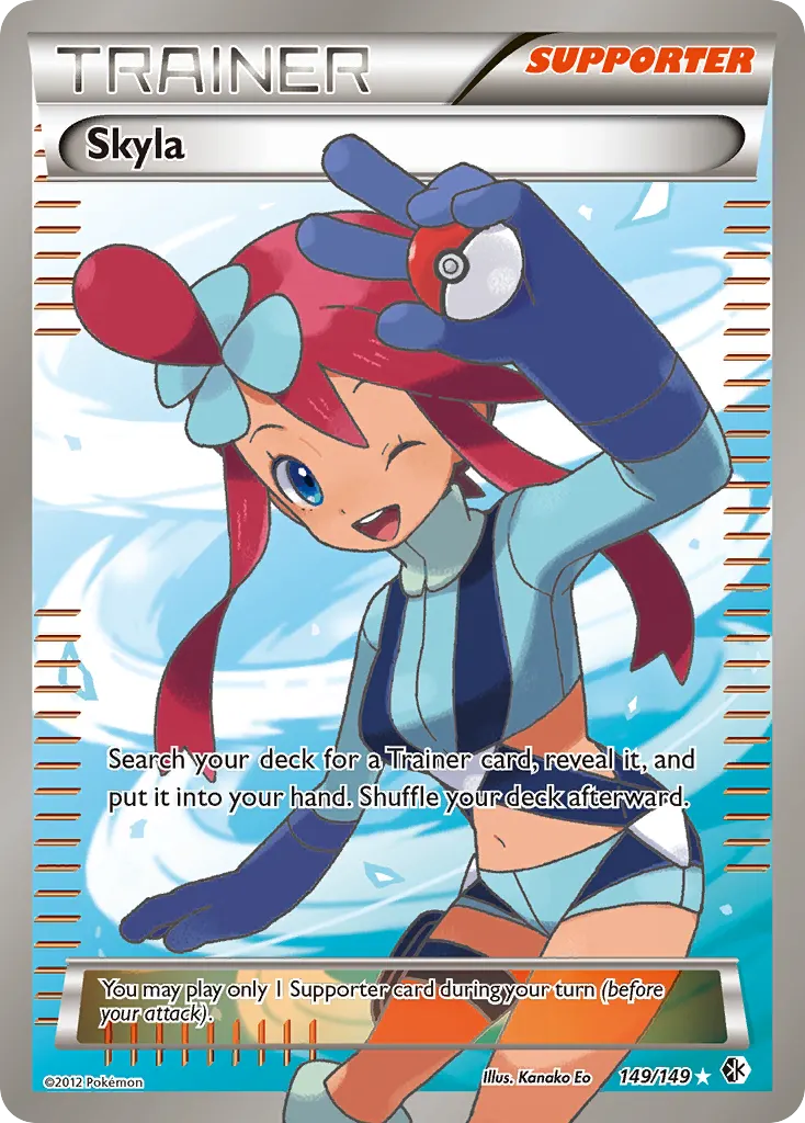 Skyla — Boundaries Crossed 149 Pokémon card