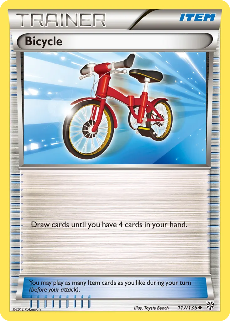 Bicycle — Plasma Storm 117 Pokémon card