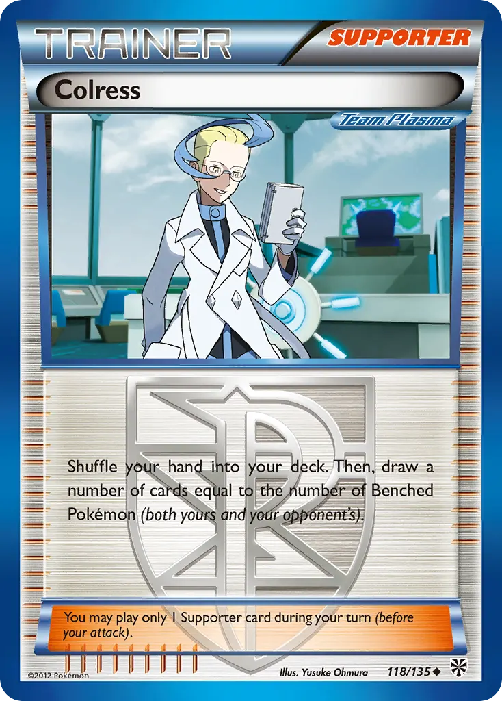 Colress — Plasma Storm 118 Pokémon card