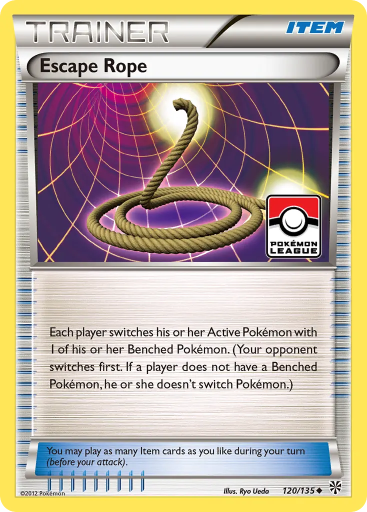 Escape Rope — Plasma Storm 120 Pokémon card