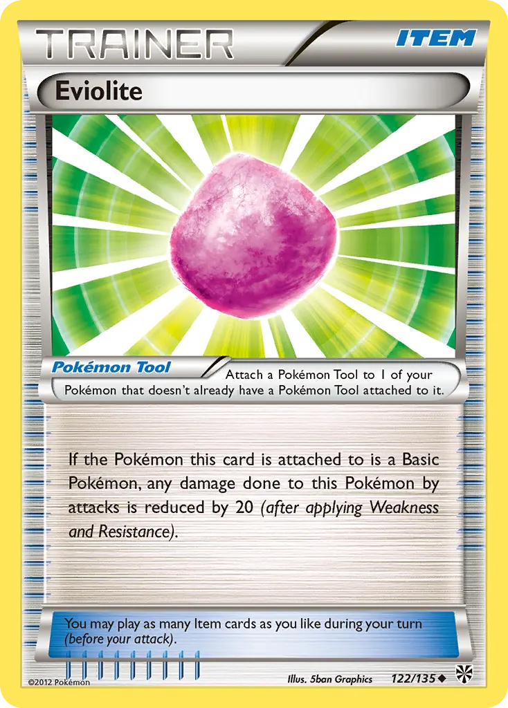Eviolite — Plasma Storm 122 Pokémon card