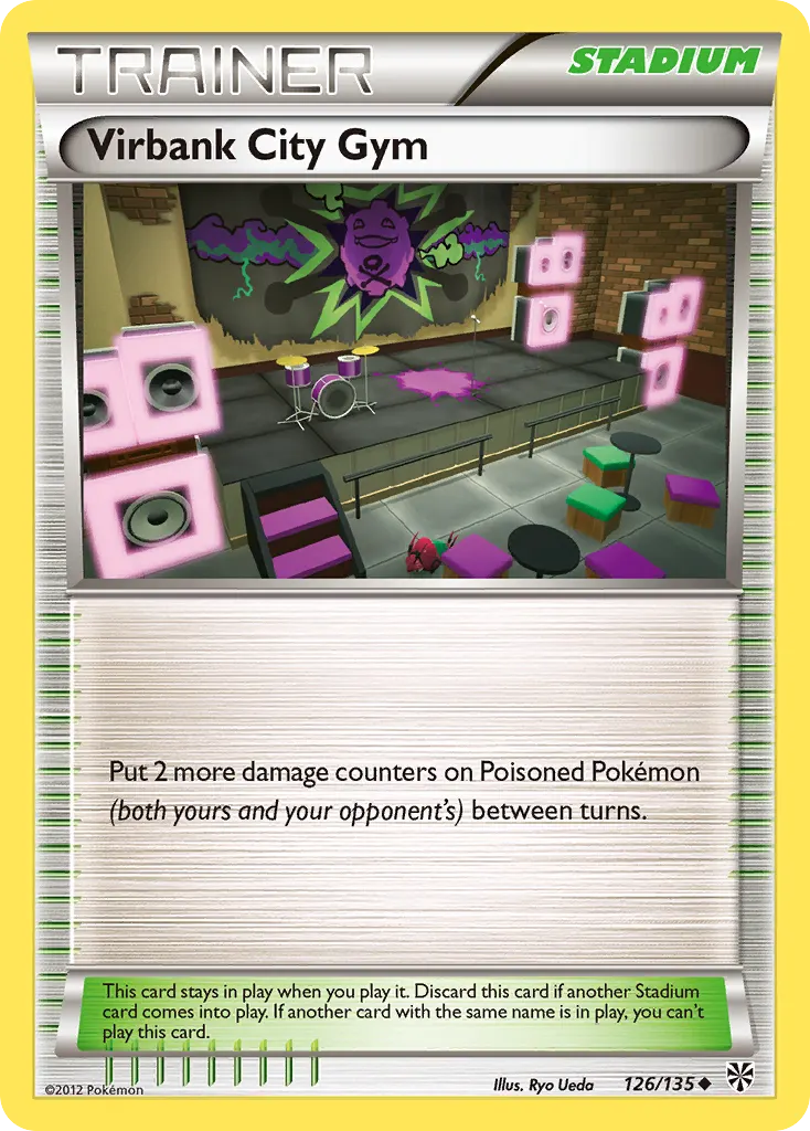 Virbank City Gym — Plasma Storm 126 Pokémon card