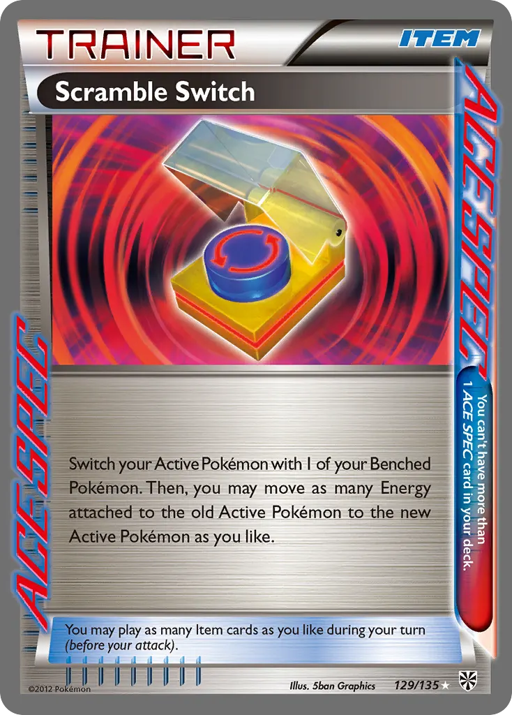 Scramble Switch — Plasma Storm 129 Pokémon card