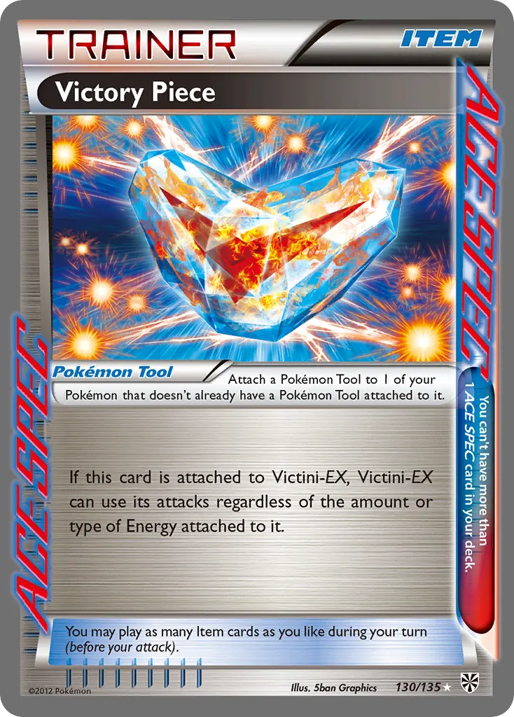 Victory Piece — Plasma Storm 130 Pokémon card