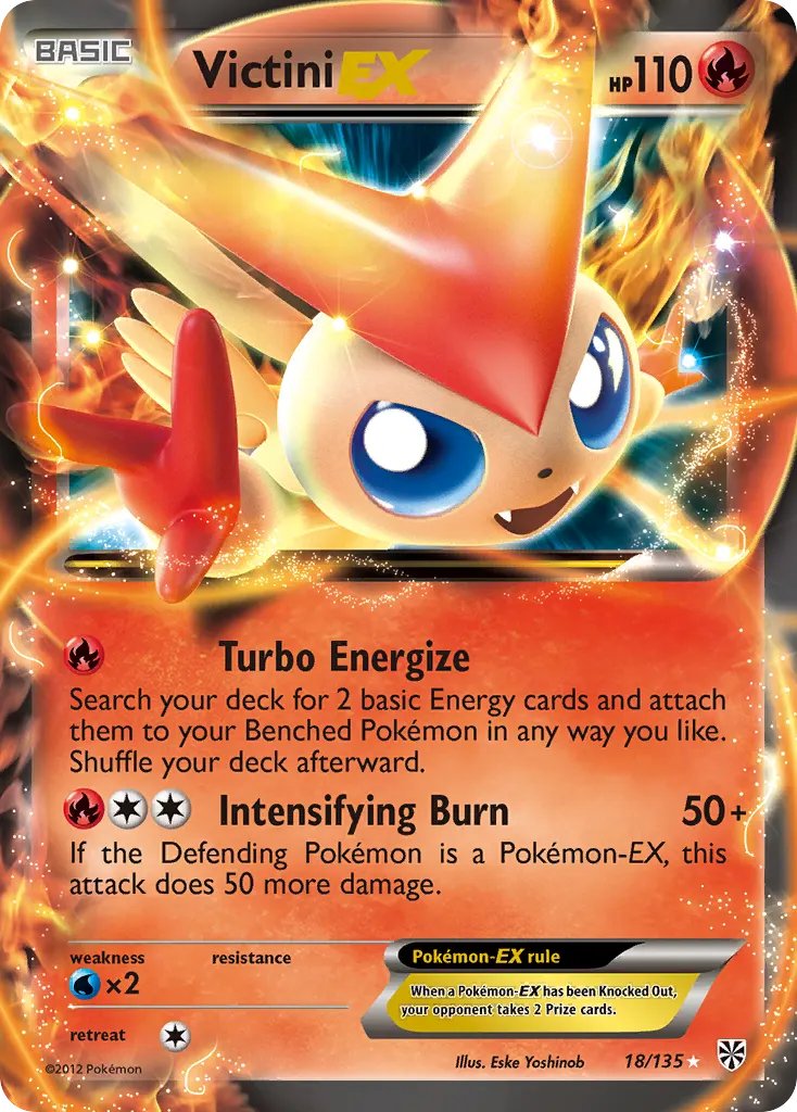 Victini-EX — Plasma Storm 18 Pokémon card