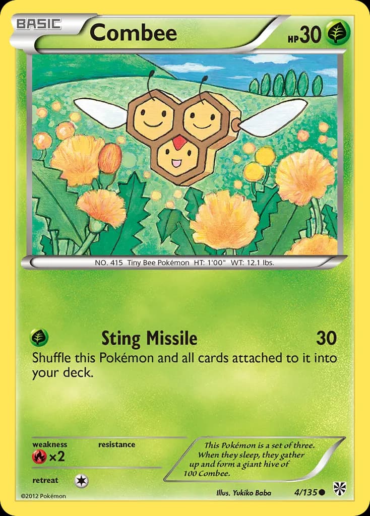 Combee — Plasma Storm 4 Pokémon card