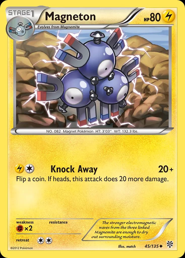 Magneton — Plasma Storm 45 Pokémon card