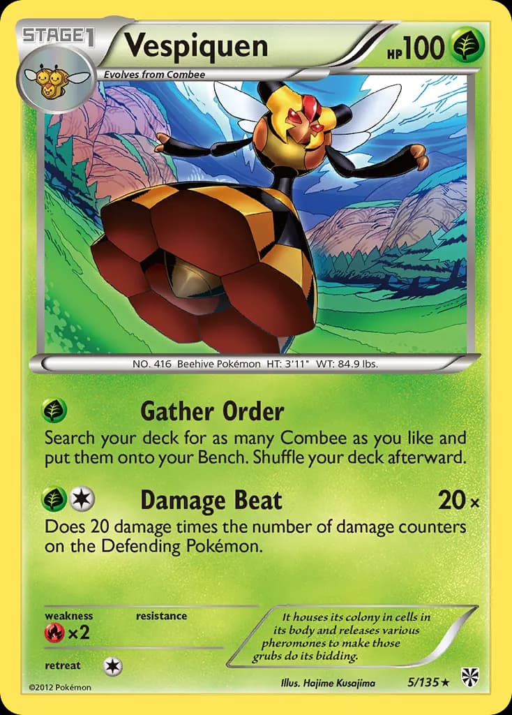 Vespiquen — Plasma Storm 5 Pokémon card