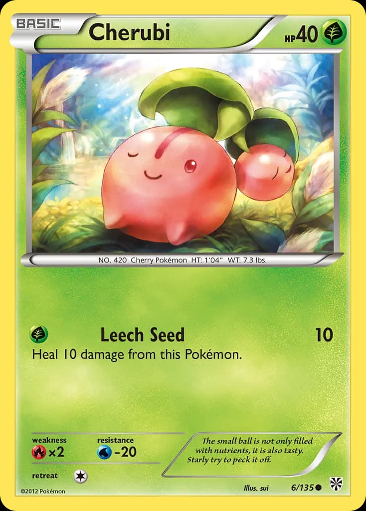 Cherubi — Plasma Storm 6 Pokémon card