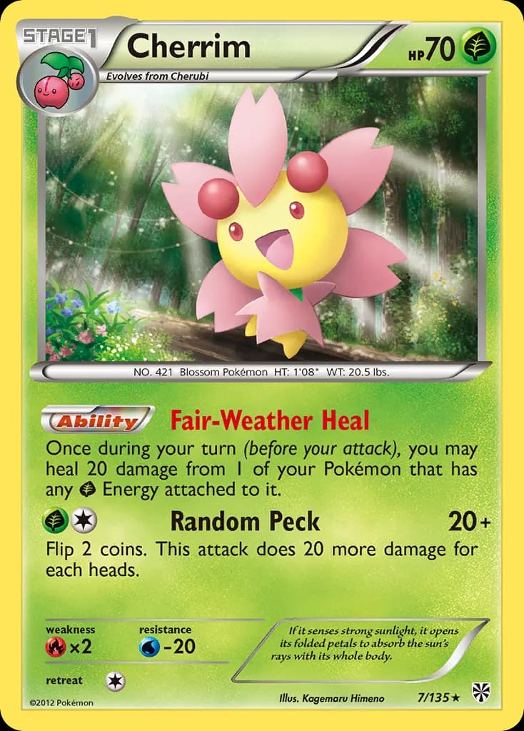 Cherrim — Plasma Storm 7 Pokémon card