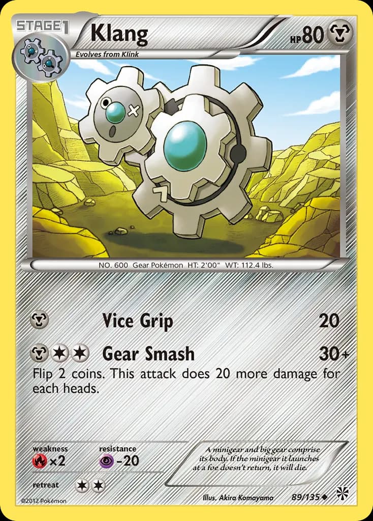 Klang — Plasma Storm 89 Pokémon card