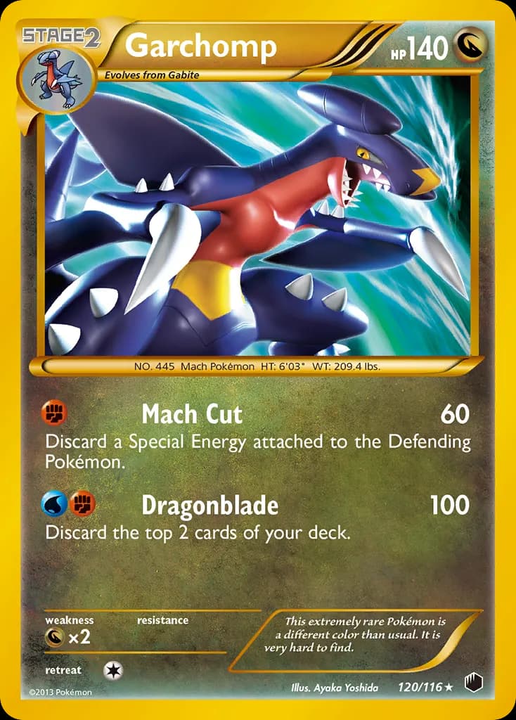 Garchomp — Plasma Freeze 120 Pokémon card