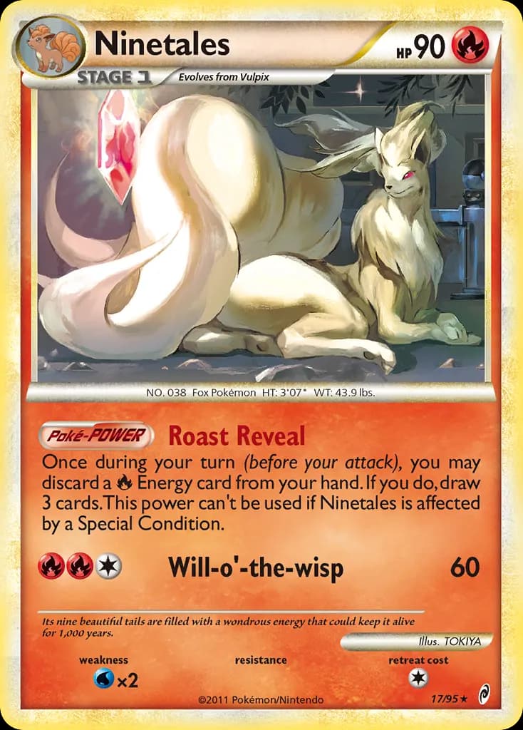 Ninetales — Call of Legends 17 Pokémon card