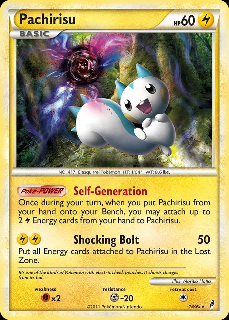 Pachirisu — Call of Legends 18 Pokémon card