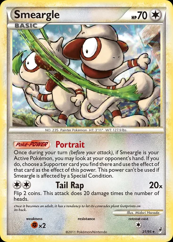 Smeargle — Call of Legends 21 Pokémon card