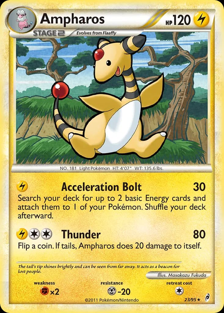 Ampharos — Call of Legends 23 Pokémon card