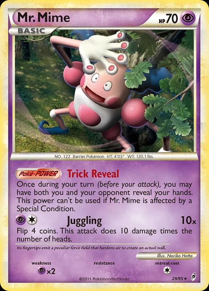 M. Mime — L'appel des Légendes 29 French Pokémon card