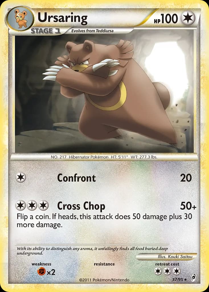 Ursaring — Call of Legends 37 Pokémon card