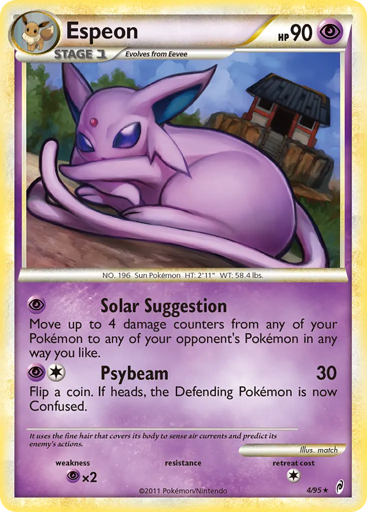 Espeon — Call of Legends 4 Pokémon card
