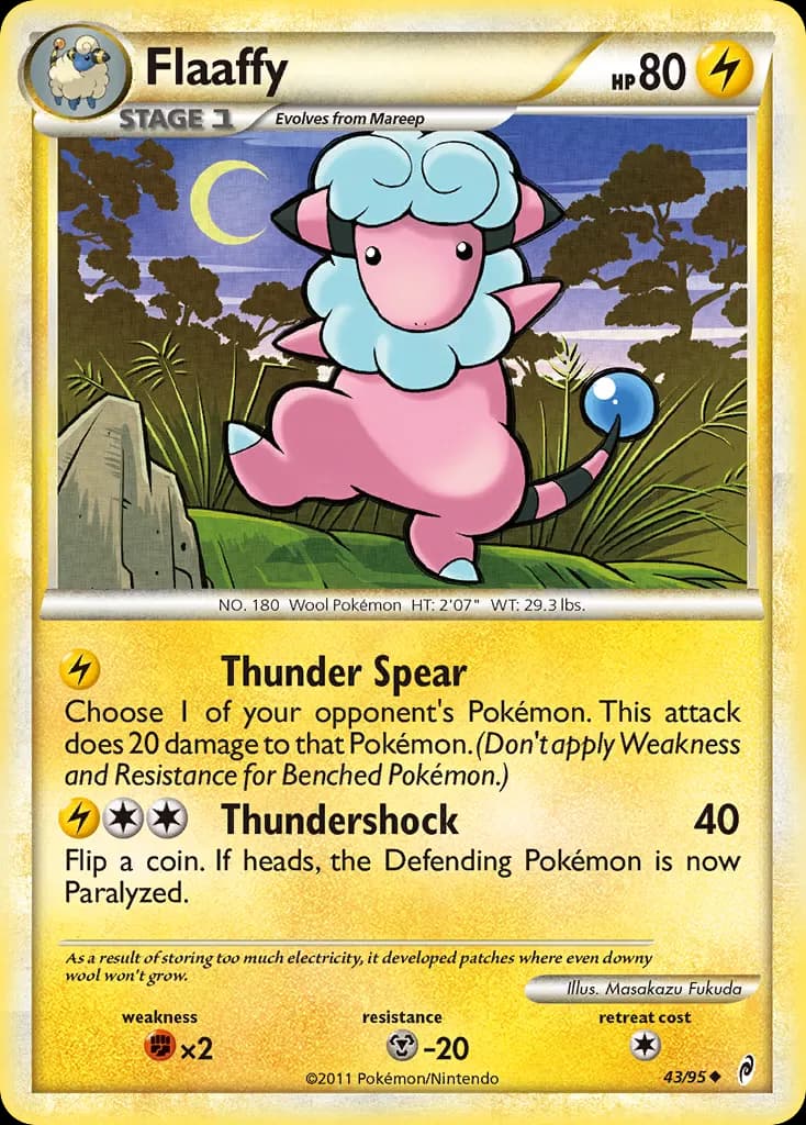 Flaaffy — Call of Legends 43 Pokémon card