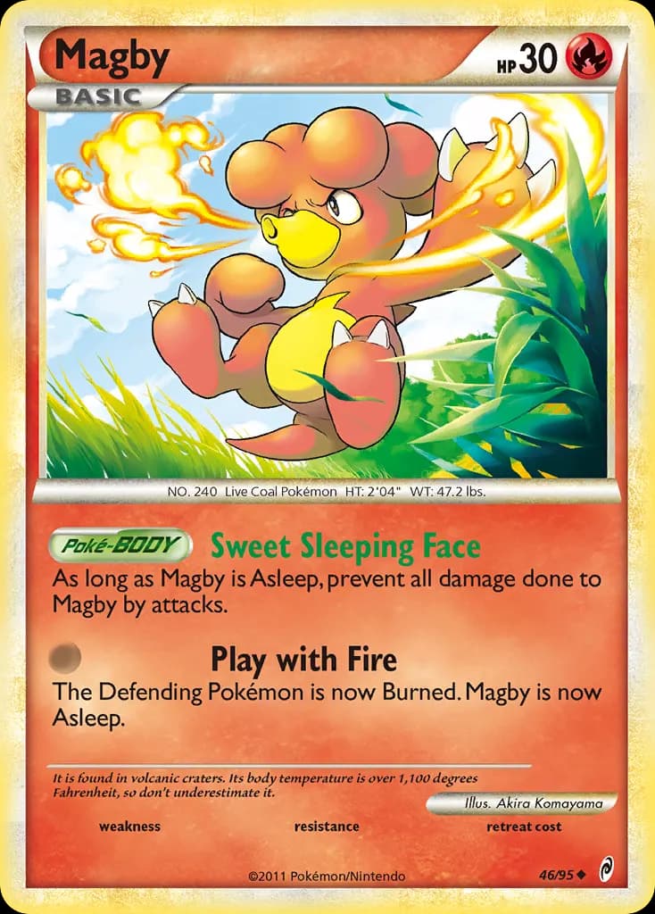 Magby — Call of Legends 46 Pokémon card