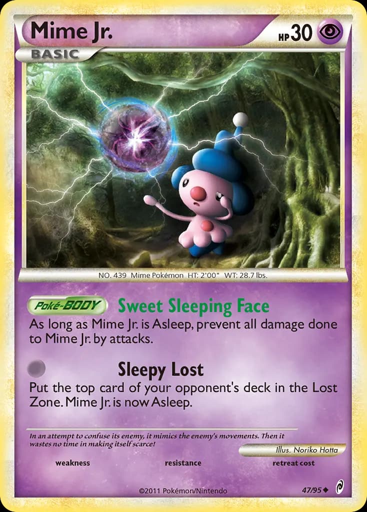 Mime Jr. — Call of Legends 47 Pokémon card