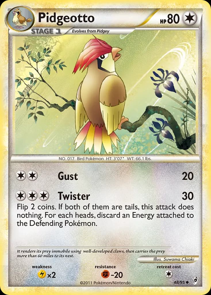 Roucoups — L'appel des Légendes 48 French Pokémon card