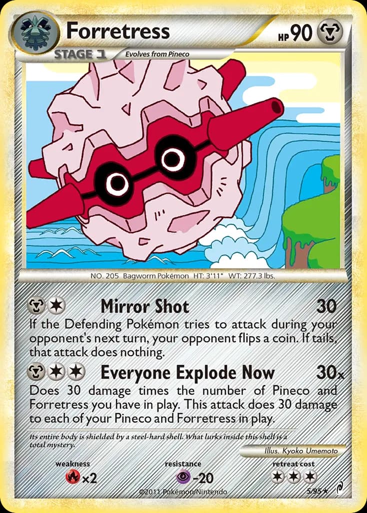 Foretress — L'appel des Légendes 5 French Pokémon card