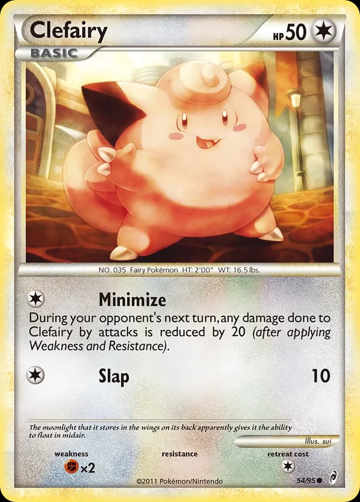 Clefairy — Call of Legends 54 Pokémon card