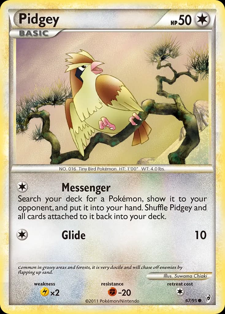Pidgey — Call of Legends 67 Pokémon card