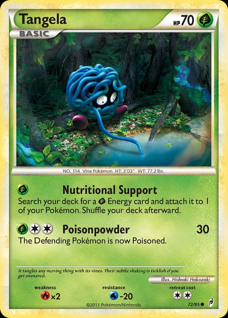 Tangela — Call of Legends 72 Pokémon card