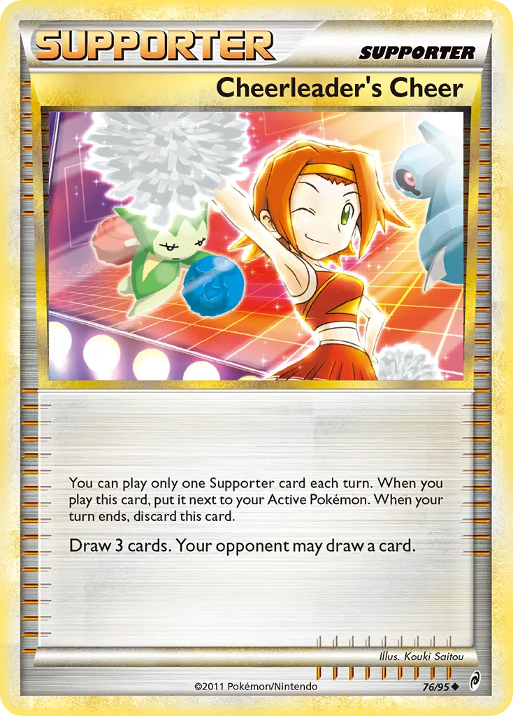 Cheerleader's Cheer — Call of Legends 76 Pokémon card