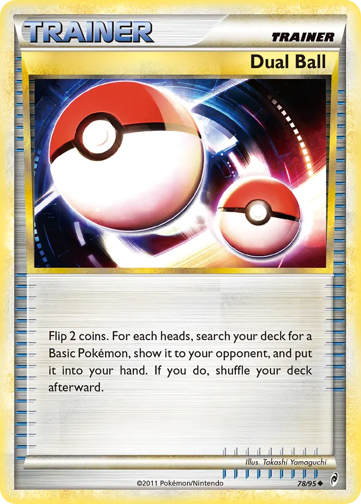 Double boule — L'appel des Légendes 78 French Pokémon card