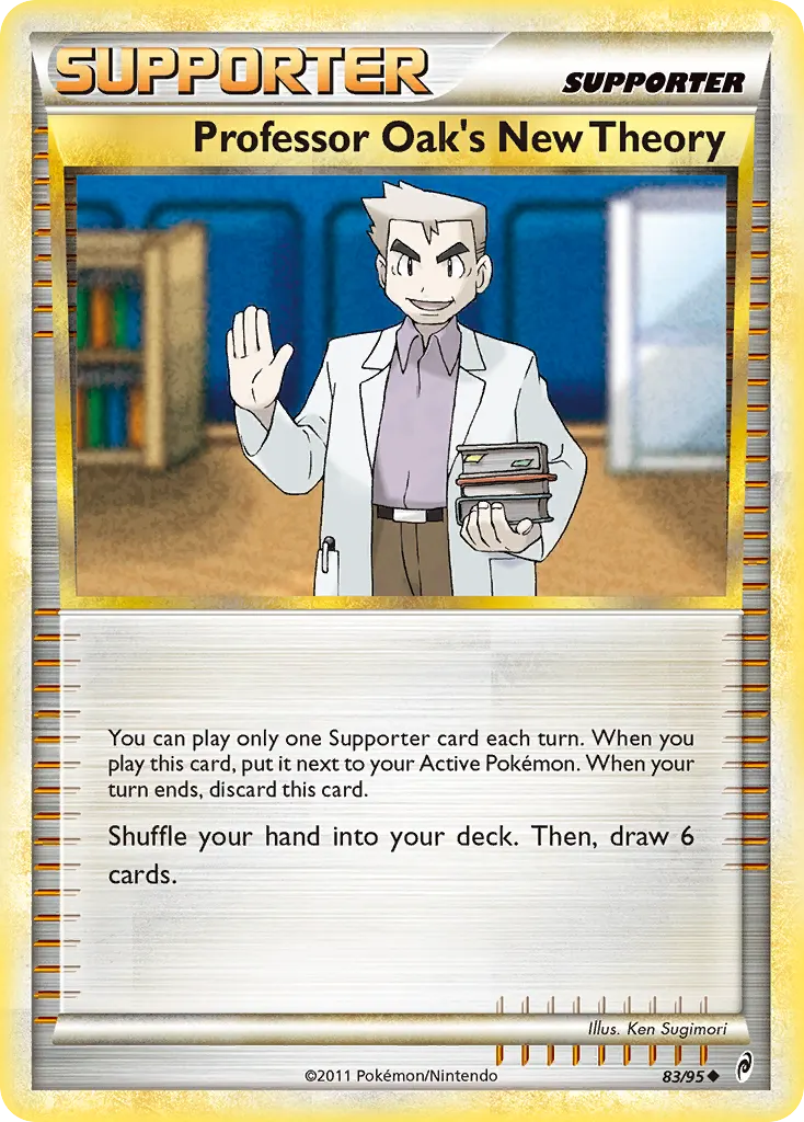 Professor Oak's New Theory — Call of Legends 83 Pokémon card
