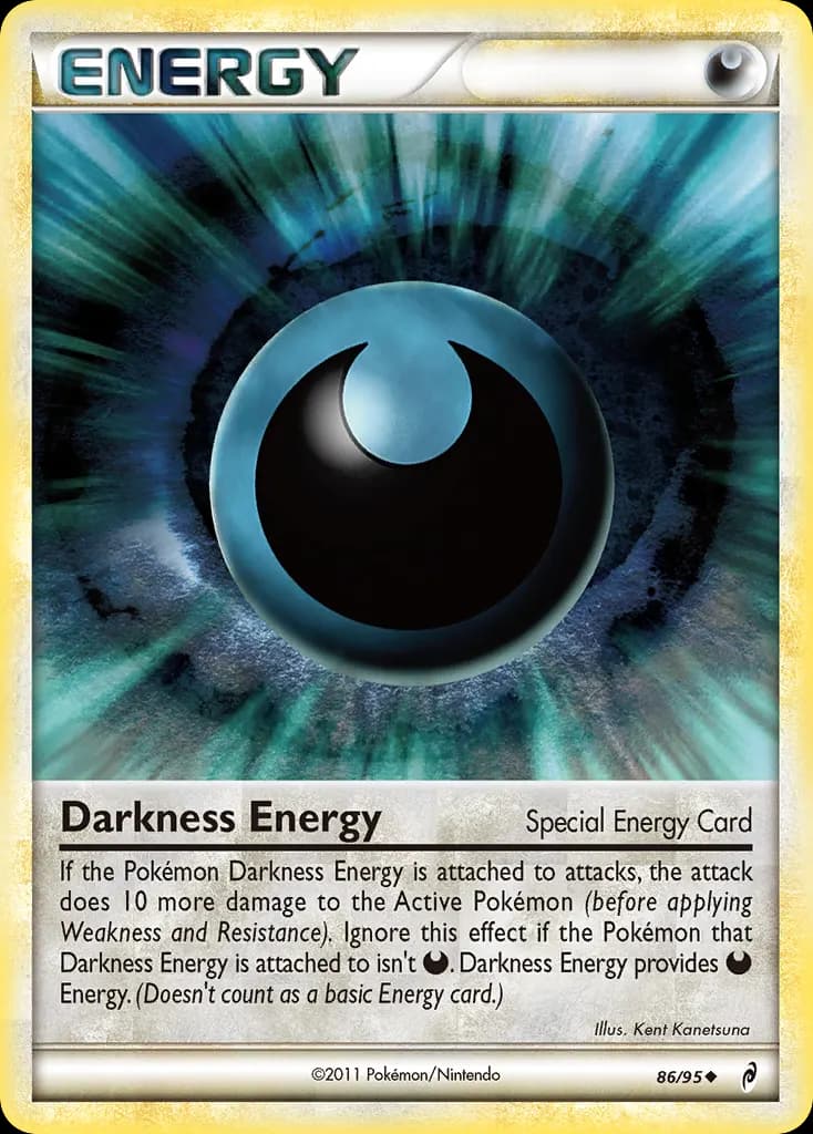 Énergie Obscurité — L'appel des Légendes 86 French Pokémon card