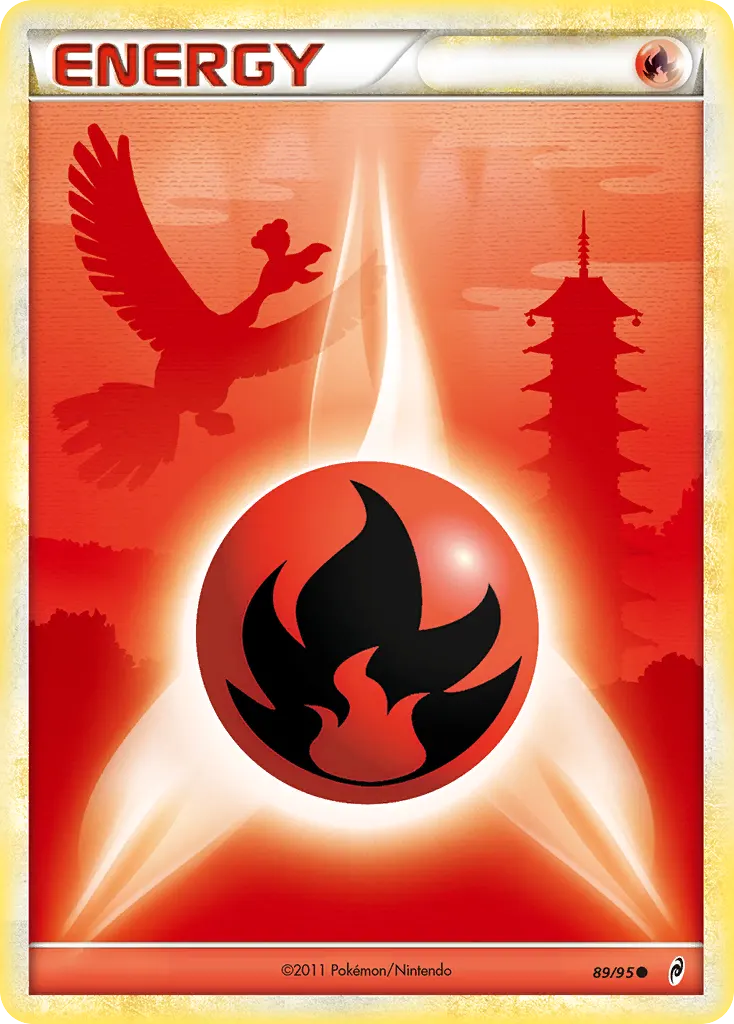 Fire Energy — Call of Legends 89 Pokémon card