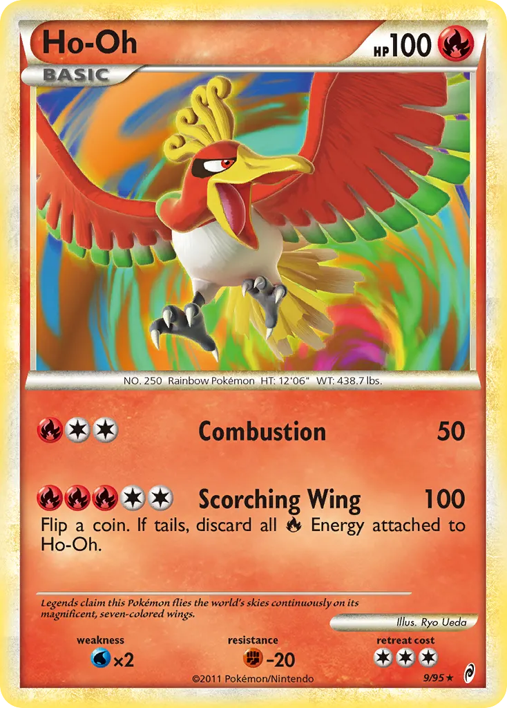 Ho-Oh — Call of Legends 9 Pokémon card
