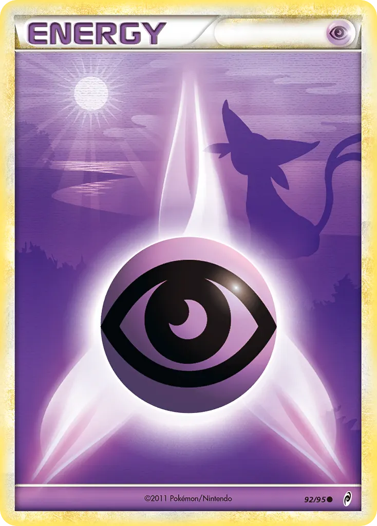 Psychic Energy — Call of Legends 92 Pokémon card