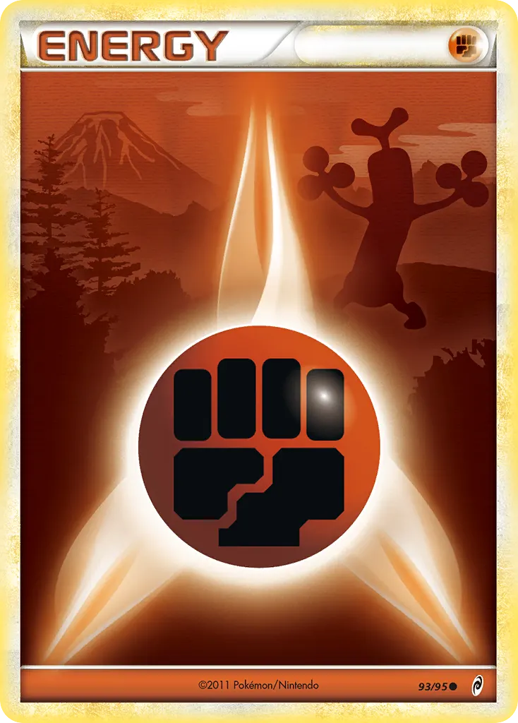 Kampfenergie — Ruf der Legenden 93 German Pokémon card