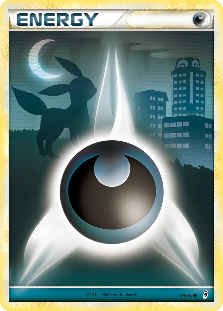 Finsternis-Energie — Ruf der Legenden 94 German Pokémon card