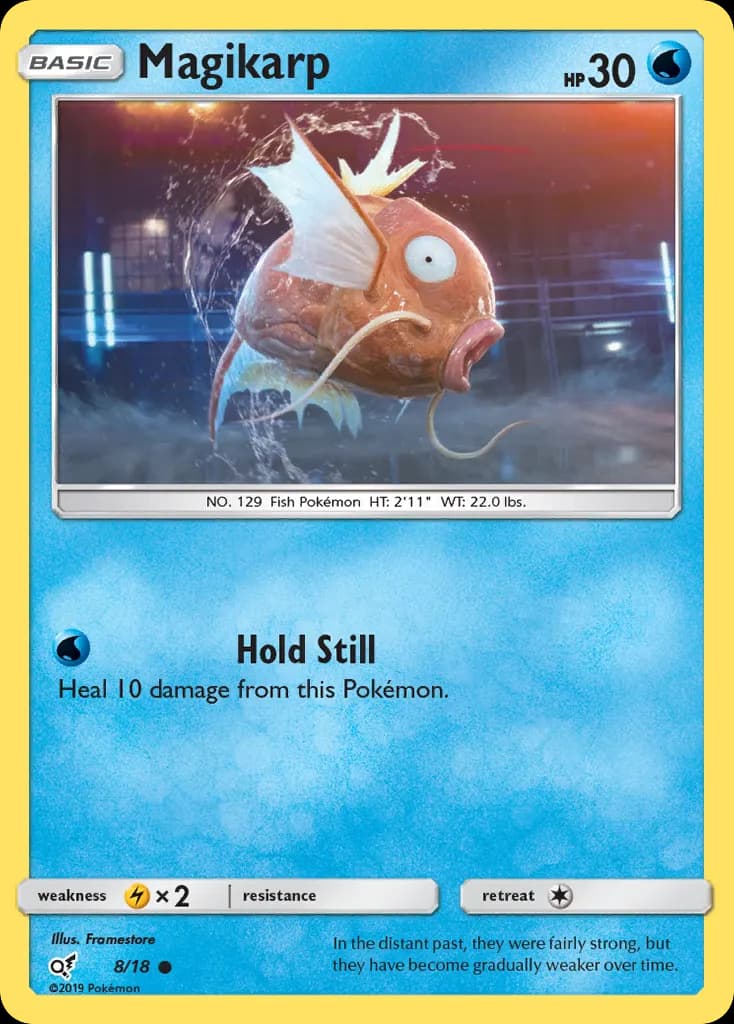Magikarp — Detective Pikachu 8 Pokémon card