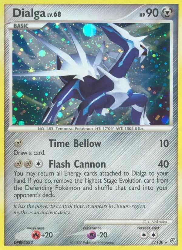 Dialga — Diamant & Perle 1 French Pokémon card